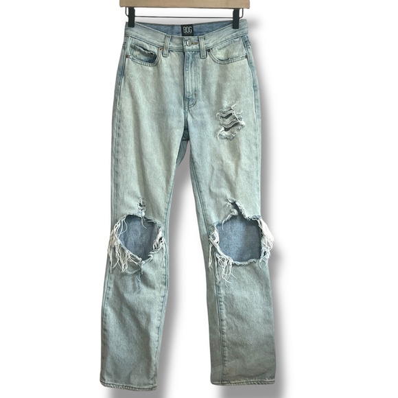 BDG Urban‎ Outfitters Distressed Bootcut Jeans Size 25 Grunge Edgy Capsule Blue - Picture 3 of 13